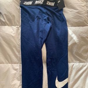 Nike Blue Exercise Pants Sz L NWT